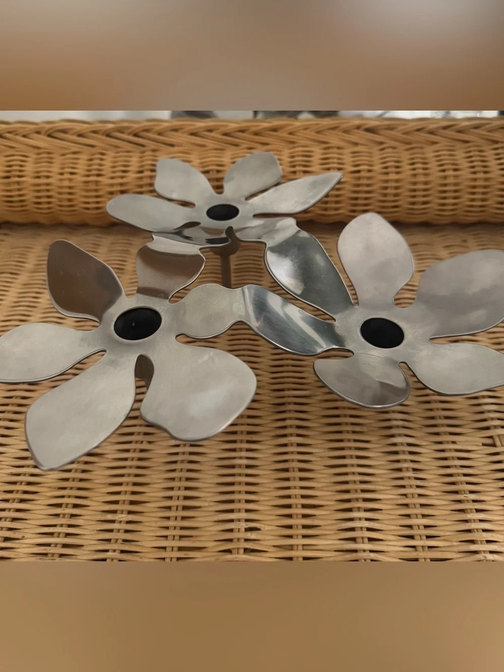 Vtg 90s IKEA Florsl Candleholders